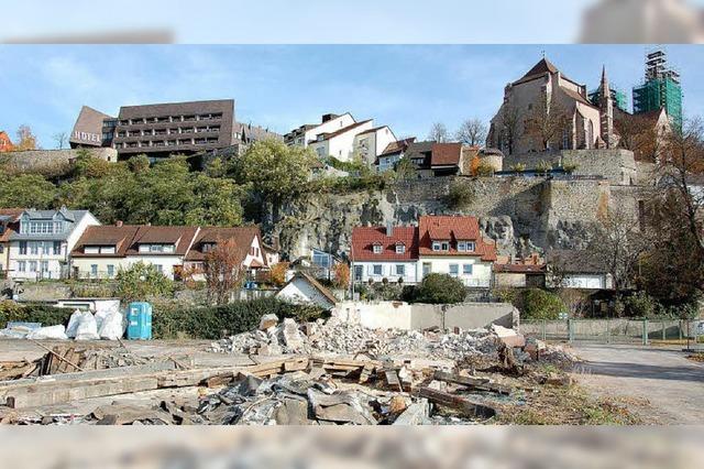 Am Bauhafen beginnt der Abriss