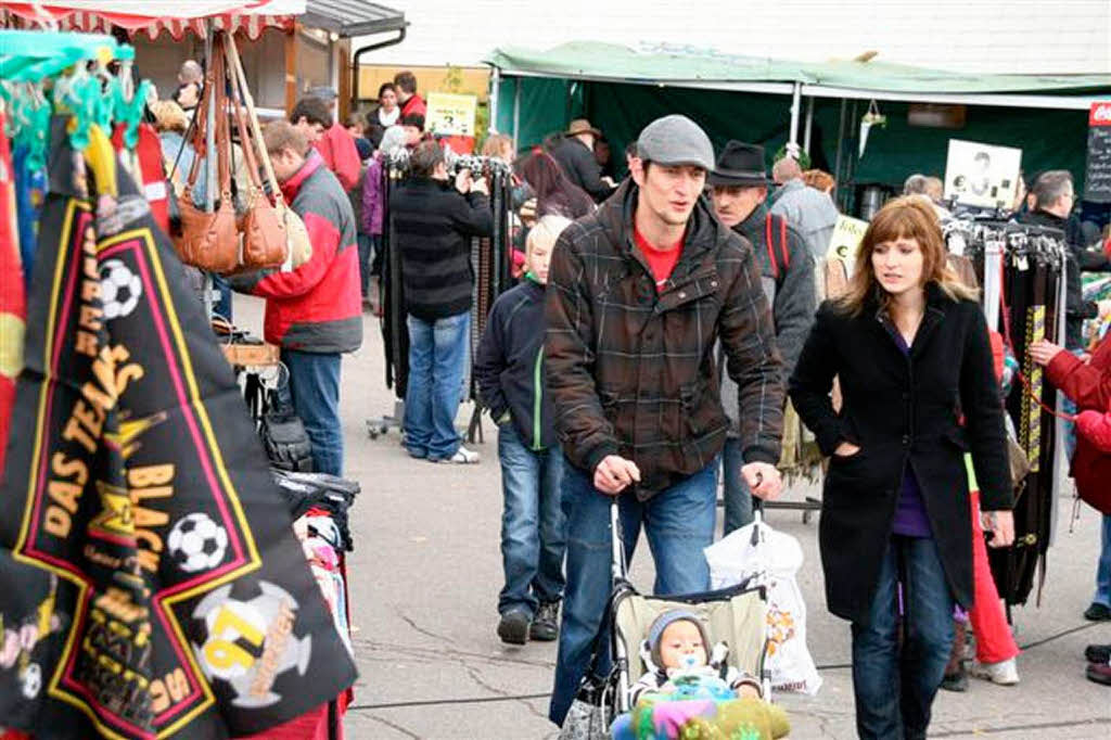 Beim Martinimarkt war so viel los, dass man kaum ohne Stau durch die Gassen kam.