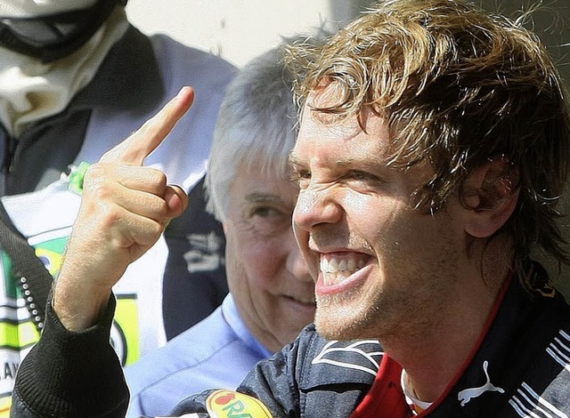 Chance auf den Titel gewahrt: Sebastian Vettel  | Foto: dpa