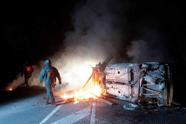 Blockade aufgelst – Castor-Transport in Dannenberg