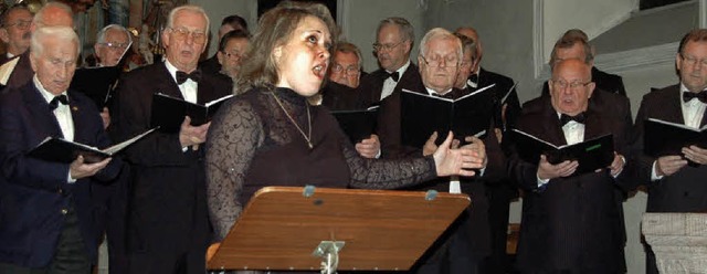 Der Gesangverein Minseln beschloss sei...lls von Larisa Kalinina geleitet wird.  | Foto: Hildegard Siebold
