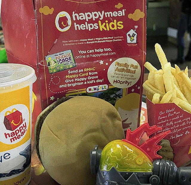 &#8222;Happy Meal hilft Kindern&#8220;...n Francisco ist man anderer Meinung.    | Foto: AFP