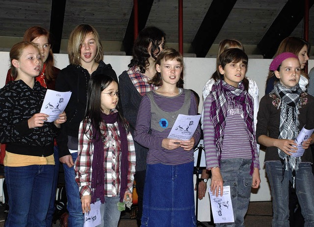 Regen Anklang fand die Kinderbibelwoch... Langenau einen Familiengottesdienst.   | Foto: privat