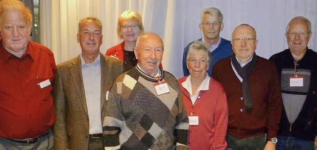 Vorsitzender Herbert Rietschle (l.) vo...reffen im Brgerheim Erfahrungen aus.   | Foto: Claudia Gempp