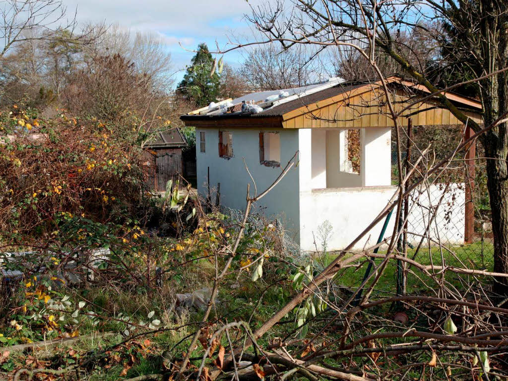 Das Ende der Kleingartenanlage ist besiegelt.