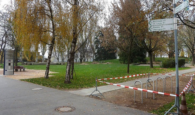 Vier Fahrradstnder wurden am &#8222;Point Vauban&#8220; angelegt.   | Foto: bz