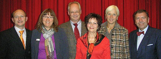 Vorstand (von links): Hans Lamparter, ...ens, Gudrun Heute-Bluhm, Manfred Raupp  | Foto: Johanna Hgg