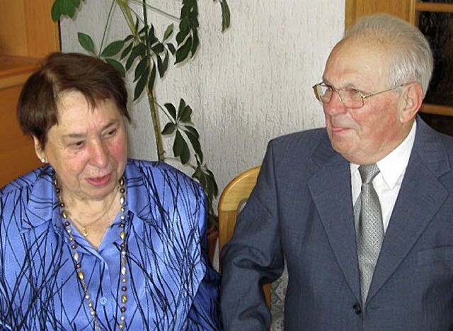 Hannelore und Leopold Kenk   | Foto: otto selb