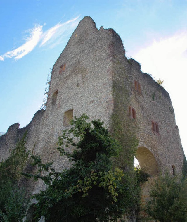 Schon vor 230 Jahren bewundert:  Burgruine Landeck   | Foto: Trul