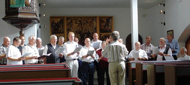 In der Felsenkirche in Oberstein an de...irchliche Lieder zur Ehre Gottes vor.   | Foto: Privat