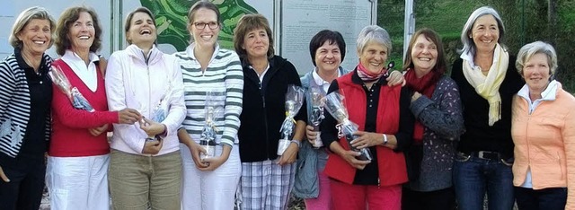 &#8222;Ladies Captain&#8220; Maria Mai...uf der Panorama-Golfanlage in Schnau.  | Foto: Privat