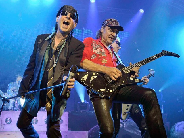 Machen auf ihrer Abschiedstournee in Freiburg Halt: die Scorpions.   | Foto: dpa