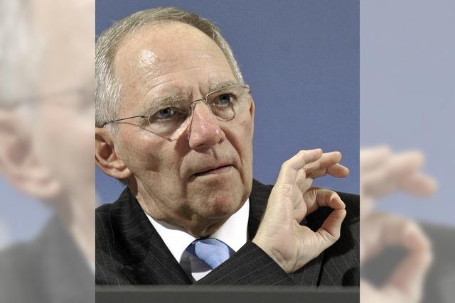 Schäuble: Nach den Manieren wird nun die Kompetenz in Frage gestellt