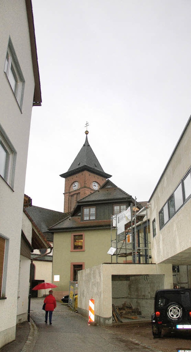 Der Kirchturm solle als &#8222;markant...CDU-Vorschlgen zur Stadtentwicklung.   | Foto: Bernd Fackler