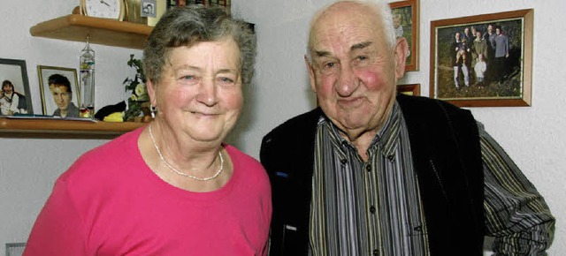 Zita und Hubert Baumer haben auch nach 50 Ehejahren viele gemeinsame Hobbys.    | Foto: herbert trogus