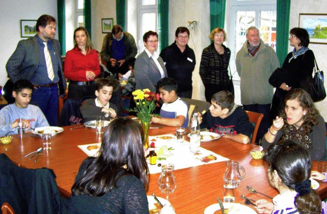 Den Schlerinnen und Schlern der Karl...sen im Katharinenstift gut geschmeckt.  | Foto: Hans sigmund