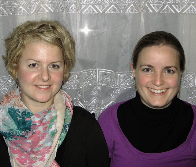 Katrin Kiefer (links) und Bereitschaft... als Vereinssprecherinnen ttig sein.   | Foto: Roman Kiener