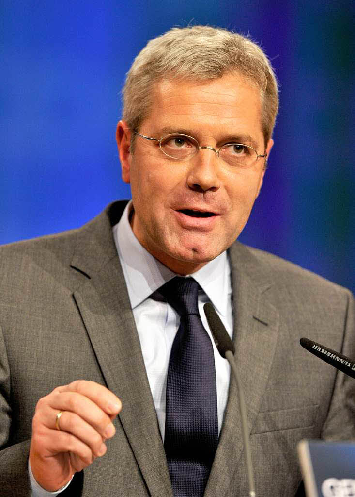 Norbert Rttgen, der George Clooney der CDU (laut „Bunte“) auf dem Parteitag