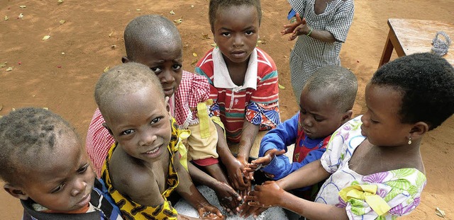 Mit den Bana-Afrika-Tagen soll um  Ver...t mit diesen Kindern geworben werden.   | Foto: BZ