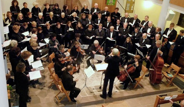 Zu einem groartigen Konzert vereint: ...ierte das Ensemble auch in Waldkirch.   | Foto: Karlernst Lauffer