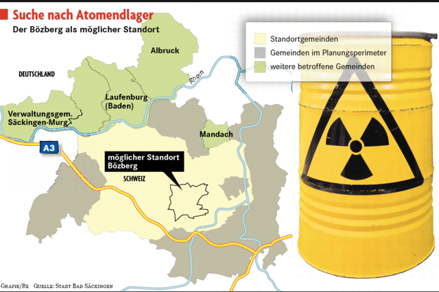Gegen ein Atomlager Bözberg