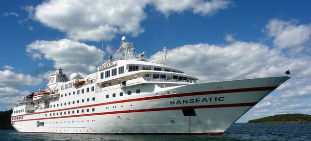 Auf Expeditionstour: Die MS Hanseatic ...terwegs &#8211; oder auf Studienreise.  | Foto: Claudia Diemar