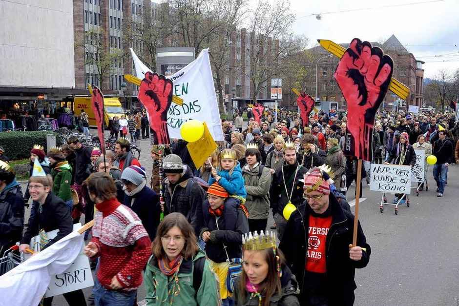 Bildungsdemo in Freiburg (Foto: Thomas Kunz)