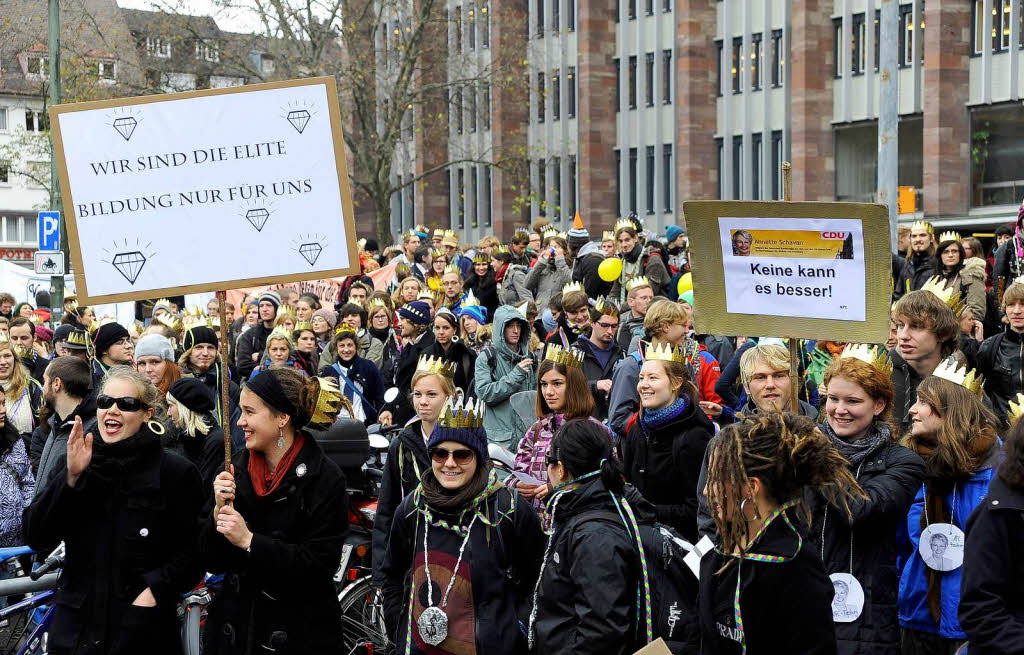 Bildungsdemo in Freiburg