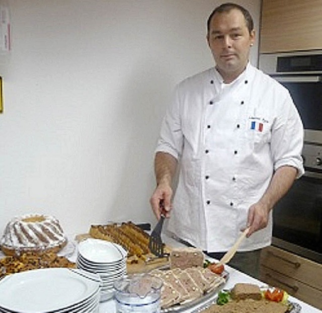 Laurent Ryon vermittelt französische Kochkunst. | Foto: Privat Laurent Ryon vermittelt französische Kochkunst. | Foto: Privat