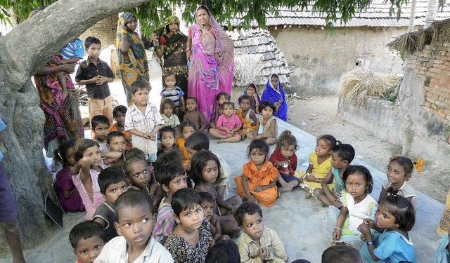 Der von Genova, dem  Wohnprojekt im Va...tzte Kindergarten im indischen Bihar.  | Foto: Dirk Krampe