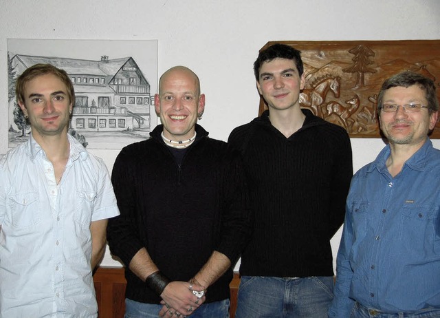 Fabian Matt, Ludwig Becker, Florian Ru...iftfhrer   Markus Oehler (von links)   | Foto: Ulrike Jger