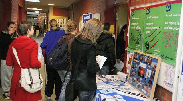 Die Schulen fr Jugendliche mit Behind... gemeinsamen Markt der Mglichkeiten.   | Foto: Privat