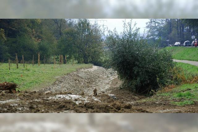 Neue Brcke ber Wirtschaftsweg