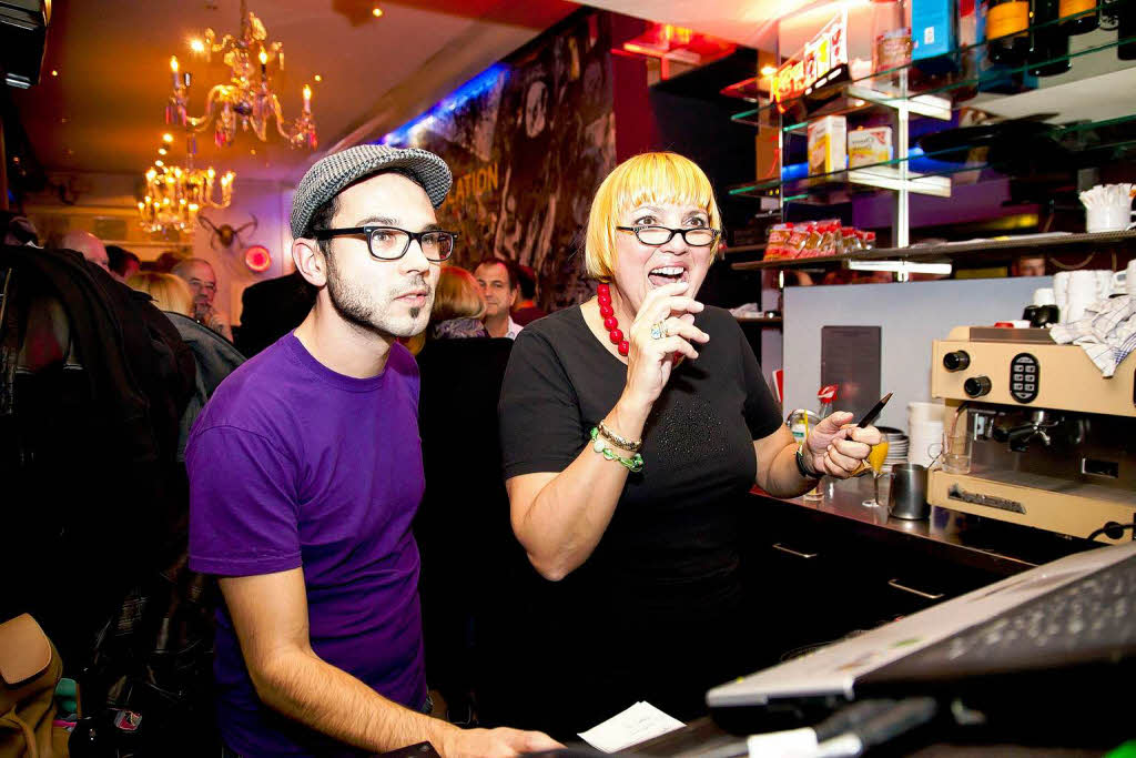 DJane Claudia Roth und DJ Sascha Pawlik.