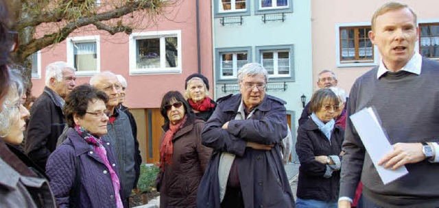 Ingo Nitzsche (rechts) berichtete ber...t;Jdisches Leben in Sthlingen&quot;.  | Foto: Binner-Schwarz