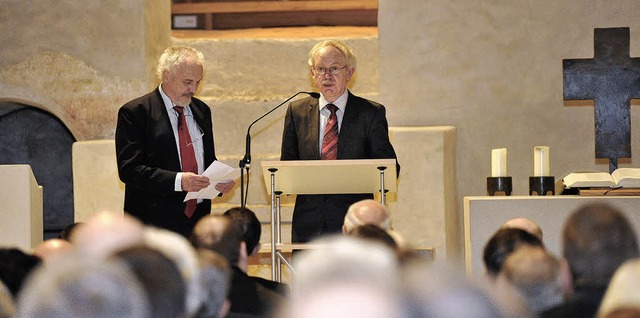 Sie gewannen den Hauptpreis des Landes...eihung war in St. Cyriak in Sulzburg.   | Foto: Volker Mnch