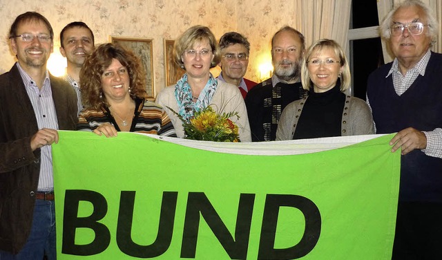 BUND-Vorsitzender Franz Stortz, Kassie...rtreter Lder Rosenhagen (von links).   | Foto: Felicitas Rohrer