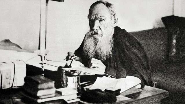 Aufgeklrter Konservativer: Tolstois W...in Russland heute populrer denn je.    | Foto: afp