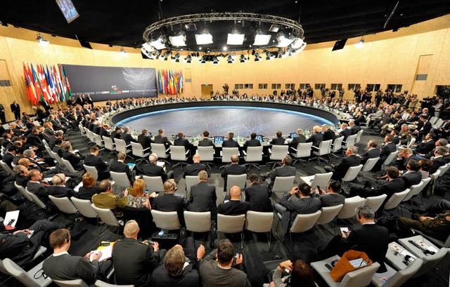 Der NATO-Gipfel in Lissabon.  | Foto: dpa