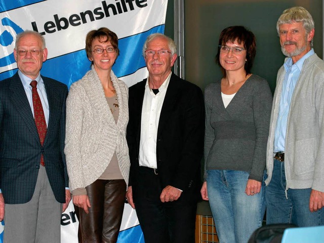 Neuer Vorstand (von links): Wolfgang O...Hans-Peter Nusser (2. Stellvertreter).  | Foto: Dagmar Barber