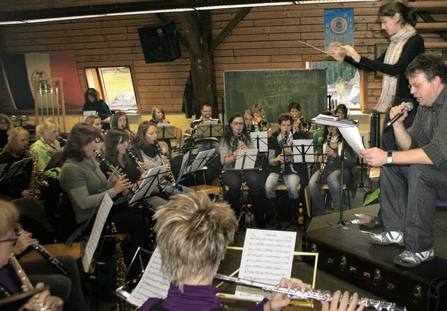 Stadtmusik Lenzkirch beim Probenwochenende  | Foto: Hartwig Frank