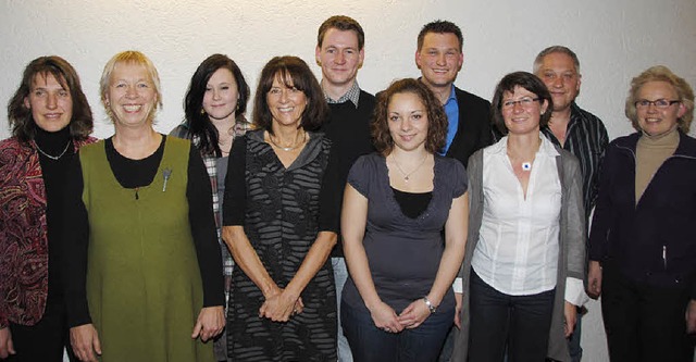 Sie fhren den Ski-Club Binzen: Ina Ra...weger, Michael Roser und Gabi Berger.   | Foto: Sedlak