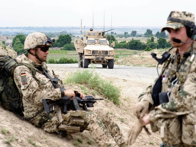 Gefhrlicher Einsatz: Bundeswehr-Soldaten in Kundus. (Archivbild)  | Foto: ddp