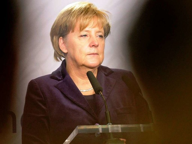 Gut beschattet: Wenn Angela Merkel nac..., sind die Sicherheitsmanahmen enorm.  | Foto: dpa