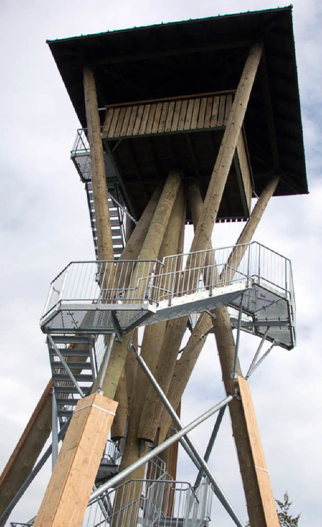 Der Hasenhornturm: Sein Bau  gehrte z...lligsten Investitionen im Jahr 2009.   | Foto: Privat