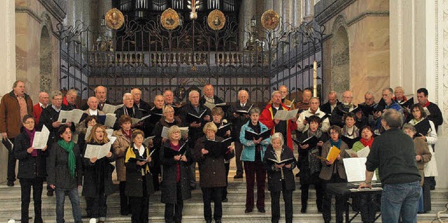 Der Liederkranz St. Blasien mit Projek...wlder Chre am 12. Dezember um 16 Uhr  | Foto: Karin Stckl-Steinebrunner