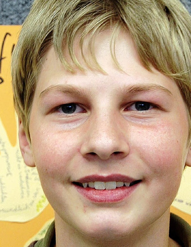 Benedikt Ritter (13)Rolle: Leonardo I  | Foto: privat