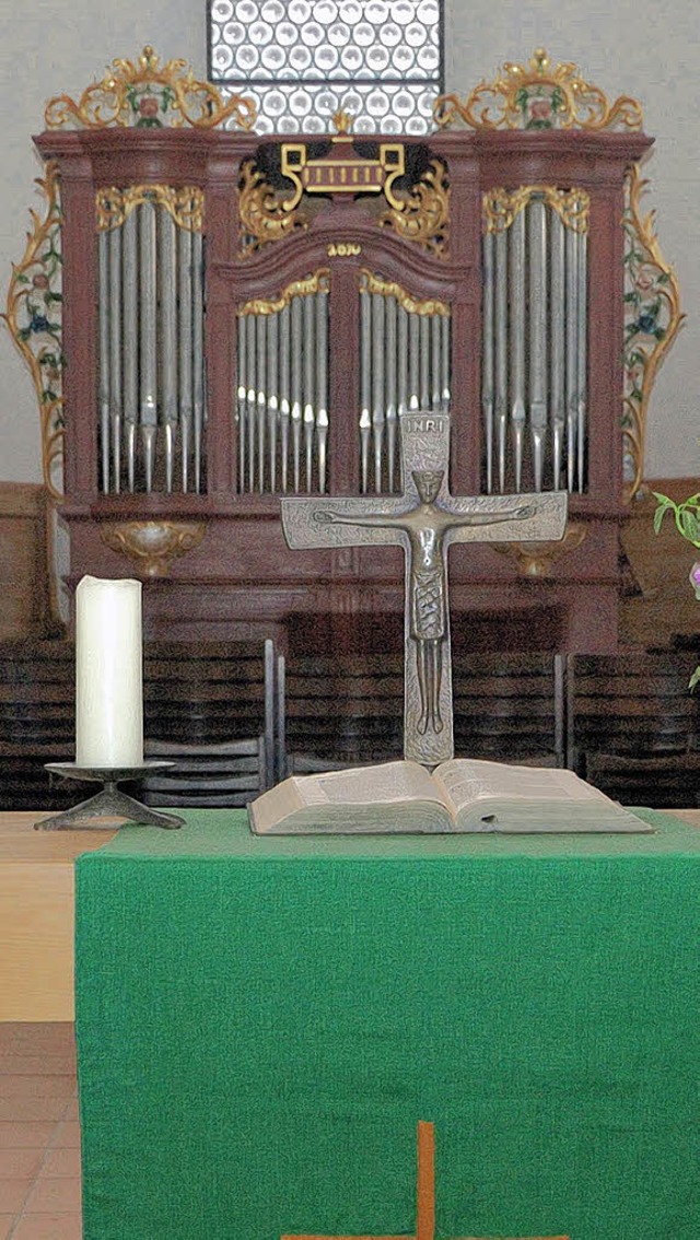 Die Fischinger Orgel wurde 1810 angeschafft.   | Foto: OUNAS-KRUSEL