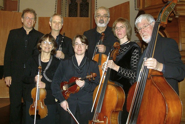 Das Ensemble Bohme mit Klarinettist David Glenn   | Foto: Roswitha Frey