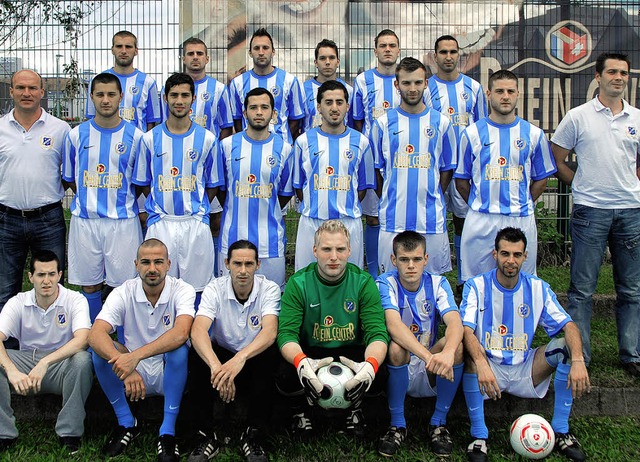 Die erste Mannschaft des FCF im Jubilumsjahr   | Foto: Sedlak